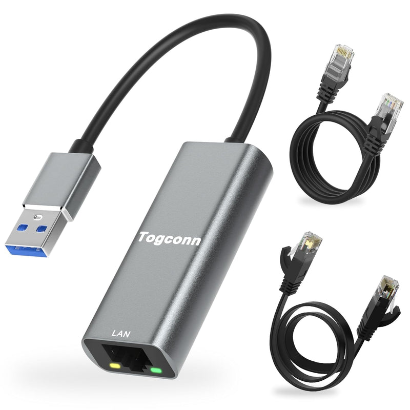 Usb To Ethernet Adapter, Usb 3.0 Type-A To Rj45 Connectors, Usb-A To Gigabit L