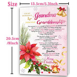 Christmas Card For Grandma, Grandma Christmas Gift Card From Granddaughter