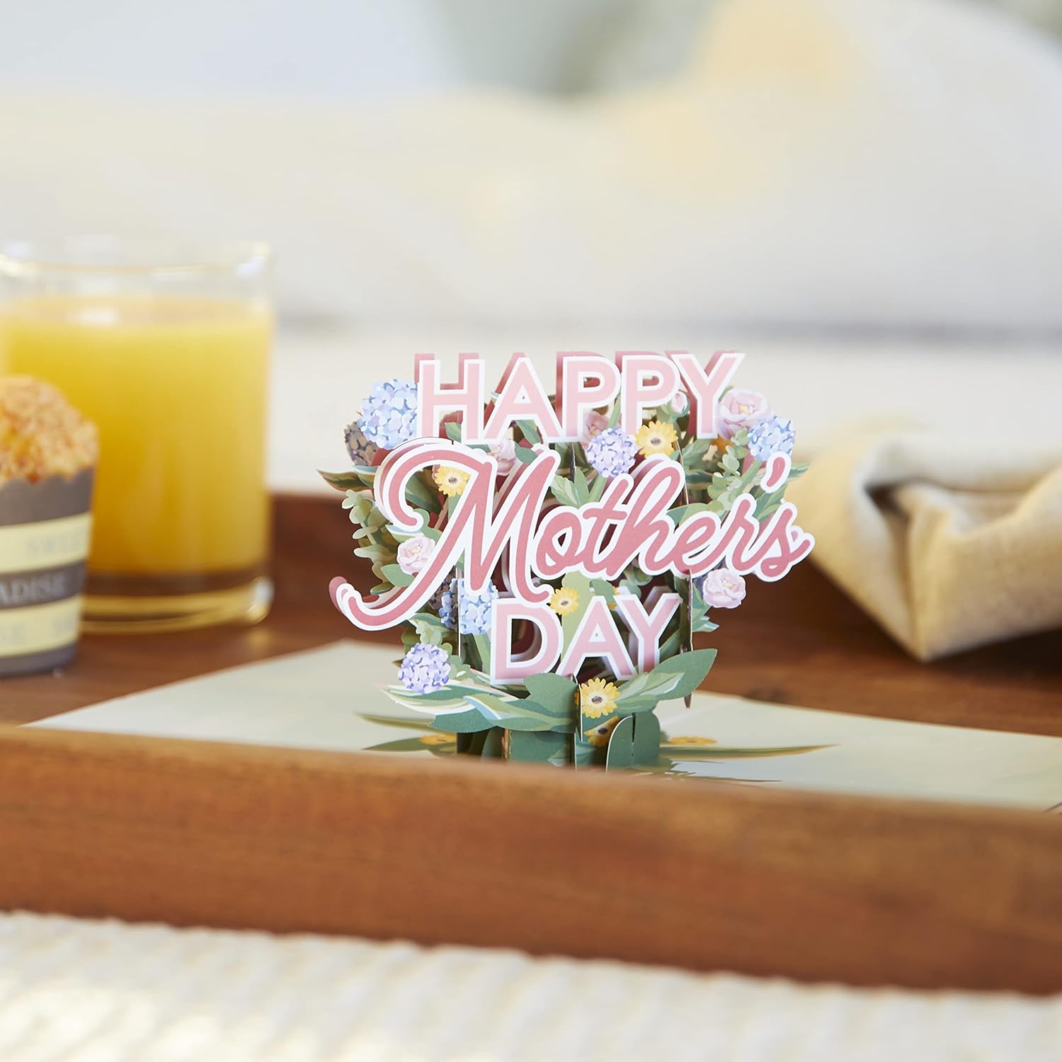 Happy Mother'S Day Pop-Up Card For Her - 3D Greeting Cards For Mom, Wife, Women - Hydrangeas - 5" X 7" Floral Card - Blank Notecard & Envelope Included