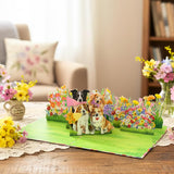 - Dog Valentines Card For Wife, 3D Dog Flower Pop Up Valentines Day Card For Husband, Him, Her, Girlfriend, Boyfriend, Birthday Card For Women, Mom, 6X8 In Pop Up Valentine Cards With Envelope