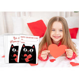 Set Of 30 Valentine'S Card, Cat Themed Valentine For Friends, Gift For Colleagues Boss Employees, Greeting Cards For Work Friends, Assorted Coworker Notecards, Valentine Cards With Printed Message, 3