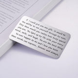 I Love You Wallet Card For Boyfriend, Anniversary Cards Gifts For Husband Spouse, Couple Gift For Him Birthday Valentines Day, Engagement Wedding Present For Fiance Groom