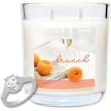 Sunday Brunch Candle With Ring Inside (Surprise Jewelry Valued At 15 To 5,000 Dollars) Ring Size 6
