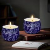Citronella Candles - 4 Pack Citronella Candles Outdoor Set?4.4 Oz, Indoor Scented Natural Soy Wax Candles Portable Travel Tin Gift Set For Home Garden Patio Balcony Decorative