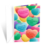 Daughter Valentine'S Day Card, Made In America, Eco-Friendly, Thick Card Stock With Premium Envelope 5In X 7.75In, Packaged In Protective Mailer (Sweet Candy)