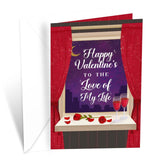 Husband Valentine'S Day Card, Made In America, Eco-Friendly, Thick Card Stock With Premium Envelope 5In X 7.75In, Packaged In Protective Mailer (Love Of My Life)