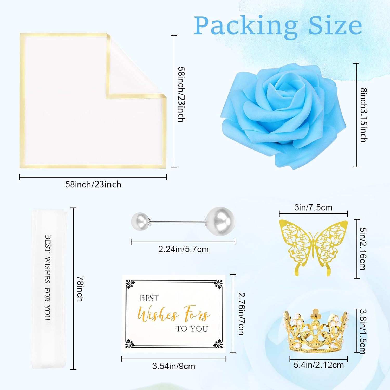Valentine'S Day Roses Bouquet Kit, Artificial Blue Rose Bouquet Everlasting Flowers Fake Bouquet For Valentines, Anniversary, Engagement, Wedding, Halloween, 24 Roses