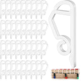 Christmas Light Clips Gutter Clips For Outdoor Hanging Plastic Weatherproof Gutter Hooks Hanging String Lamp Holder Mount To Shingles For Halloween Xmas Tree Decor