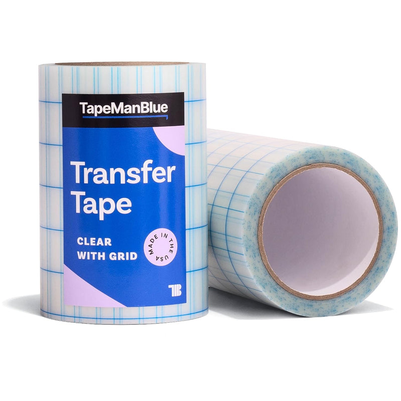 6" X 100' Roll Of Clear Transfer Tape For Vinyl, Made In America, Vinyl Transf