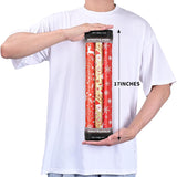 Small Christmas Gift Wrapping Paper Rolls,3 Rolls 17Inches X 198Inches Reversible Gift Wrapping Paper, Red Gold White Wrapping Paper, Snowflakes, Stripes, Plaid, Santa Hat, Christmas Decorations