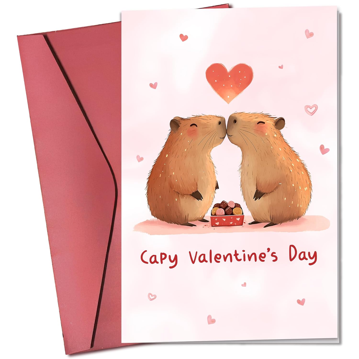 Valentines Day Cards For Him, Her - Valentines Day Gifts For Boyfriend, Girlfriend, Husband, Wife, Couples, Men, Women - Funny Anniversary Birthday Card For Him, Her - Single 5.3''X 8'' Folded Card