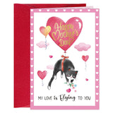Mothers Day Card From Cat - 5.5"X8" Cat Mom Mothers Day Card Gift With Envelope Balloon Design Funny Gift For Mom From Son Daughter