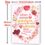 Lovely Valentines Day Card For Grandson,Valentines Day Gift From Grandma Grandpa Grandparents