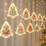 Christmas Lights, 10 Tree Lights 120 Led Christmas Decorations Indoor, Battery Operated Christmas Window Lights 9.84 Ft