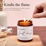 Sympathy Gifts For Loss Of Loved One - No Words,Just Hugs Candle,Bereavement Gift, Condolence Gift