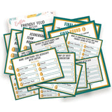 Easter Family Feud Quiz Game, Easter Party Decorations, Easter Party Games, Easter Friendly Feud Quiz, Easter Party Favor, Family Activity, Feud Trivia Quiz, Easter Friendly Feud Card Game-001