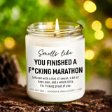 Funny Scented Candle, Gifts For Runners Men, Women, Christmas, Cross Country Running Gifts, Half Marathon Essentials, Track And Field, Running Accessories For Women, Marathon Runner Presents