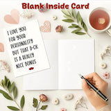 1Pcs Funny Valentines Day Card For Him Naughty Valentine'S Cards For Boyfriend Husband Fiance From Wife Girlfriend Valentine Day Cards Adult Naughty Valentines Card Gift Anniversary Birthday Gifts For Men