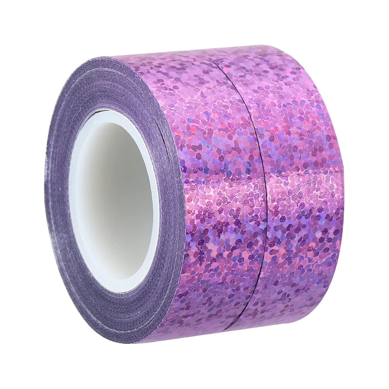 Glitter Sparkle Tape 15Mm X 5M, 2 Pack Holographic Art Decorative Masking Tape