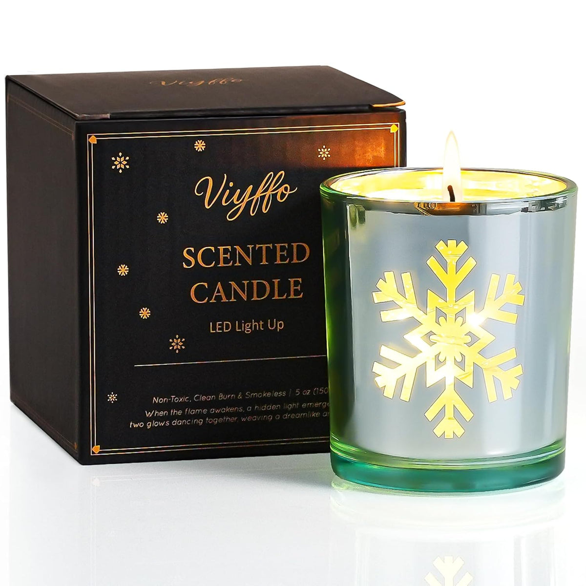 Gift-Size 5Oz Cedarwood Scented Candle With Lamp For Valentine’S Day, Non Toxic Soy Candle, Decorative Led Candle Creating A Romantic Atmosphere, Birthday Gift For Women, Girlfriend, Wife