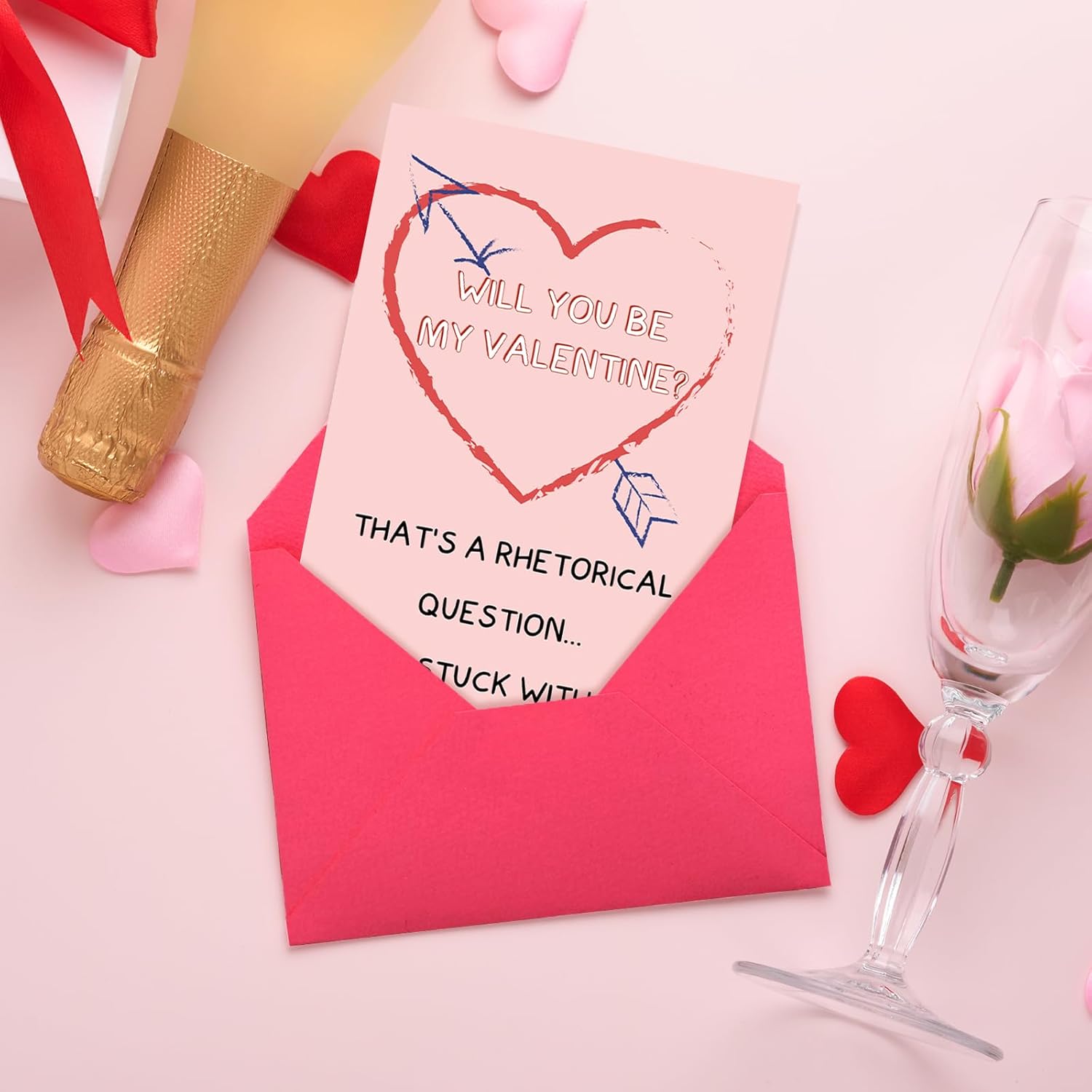 Funny Valentines Day Card For Wife Husband, Romantic Valentine'S Day Gift For Him Her, Unique Question Valentines Card, Will You Be My Valentine