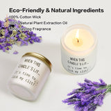 Funny Gifts For Men - Scented Lavender Candles For Him, Couples, Guys & Friends - Birthday, Anniversary & Christmas