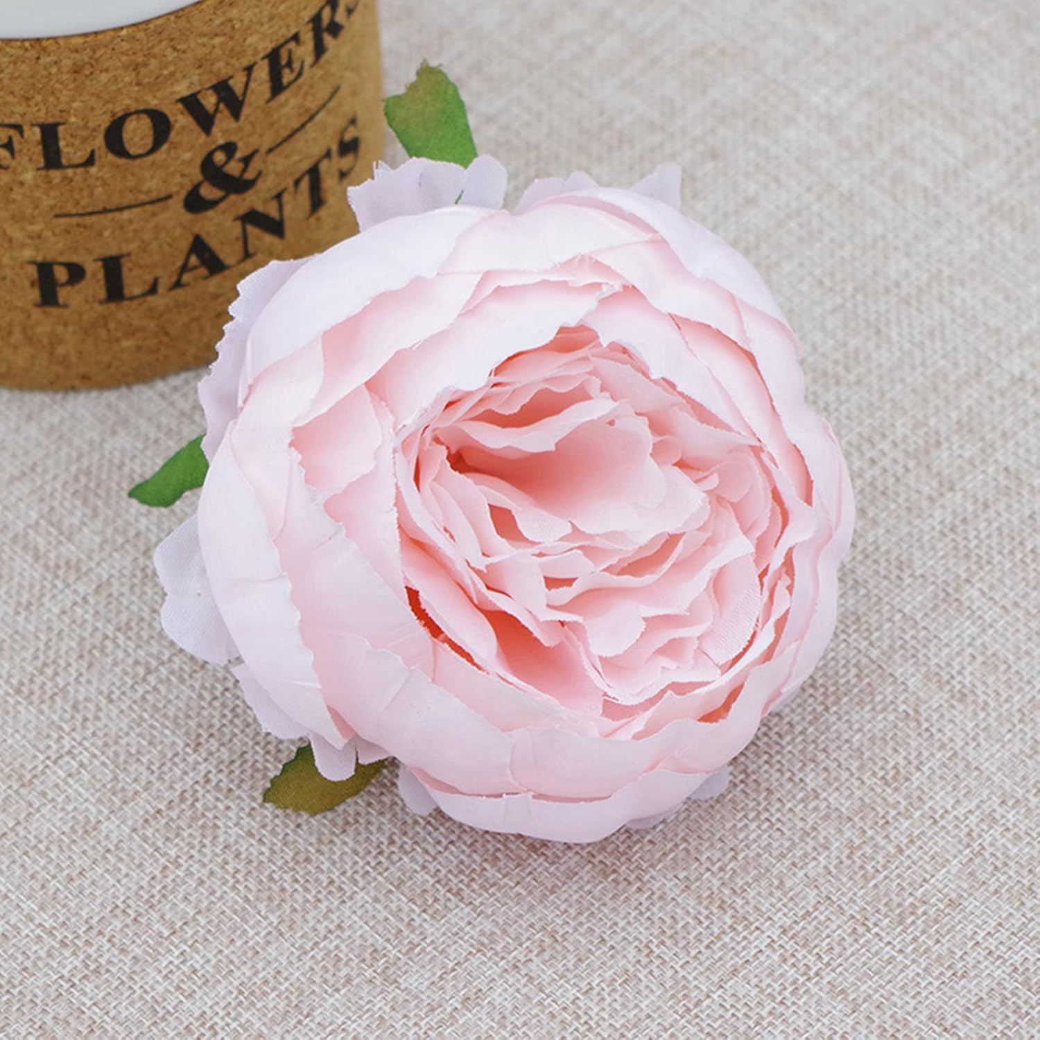 20 Pcs Silk Peony Artificial Flower Heads 4 Inch Fake Peony Flowers Heads With Stems Artificial Peony Flower Heads In Bulk Wholesale For Crafts Decor (Pink)