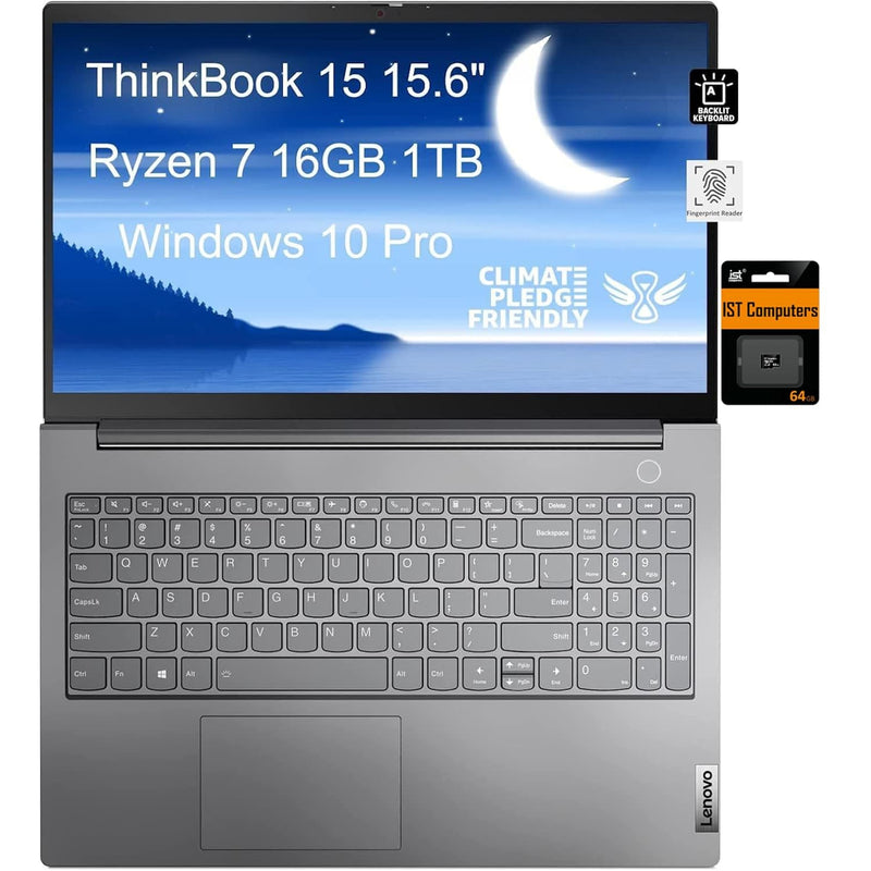 Lenovo ThinkBook 15 Gen 3 ACL 15.6" FHD (AMD 8-Core Ryzen 7 5700U (Beat i7-116