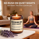 Lavender Candle Gifts For Women - 7Oz Hand Poured Soy Candle For Relaxation - Lavender Aromatherapy Candle For Stress Relief - Clean Burning, Long Lasting 50 Hours, Unique Gift For Birthday For Her