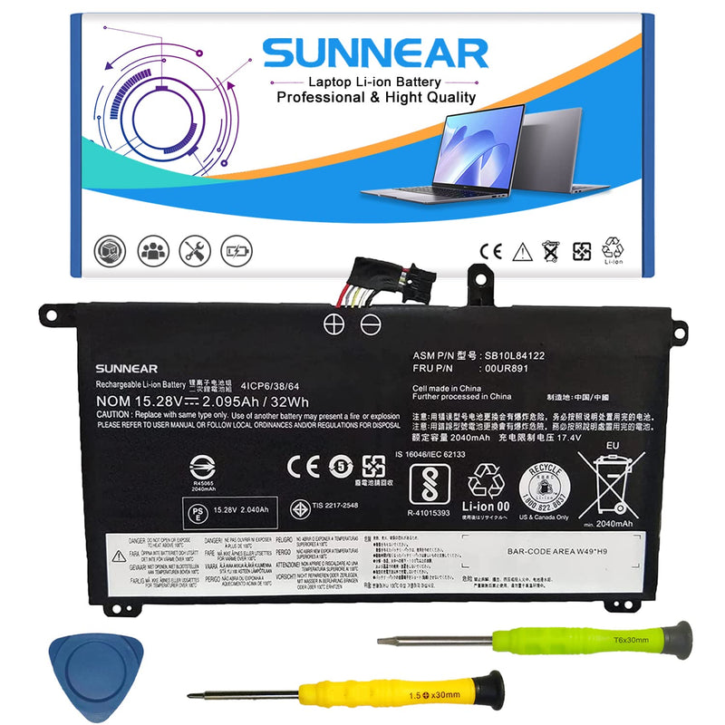 00Ur891 Sb10L84122 01Av493 Battery Replacement For Lenovo Thinkpad T570 T580 P