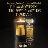 Perfume Scented Candle By Sunscreen – Coconut Vanilla, Premium Soy Wax, 50-Hour Burn, Luxury Home Fragrance Gift, Enhanced Design & Formula, 6 Oz