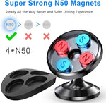 2-Pack Magnetic Phone Holder for Car, Strong Magnet, 360° Rotation Mount