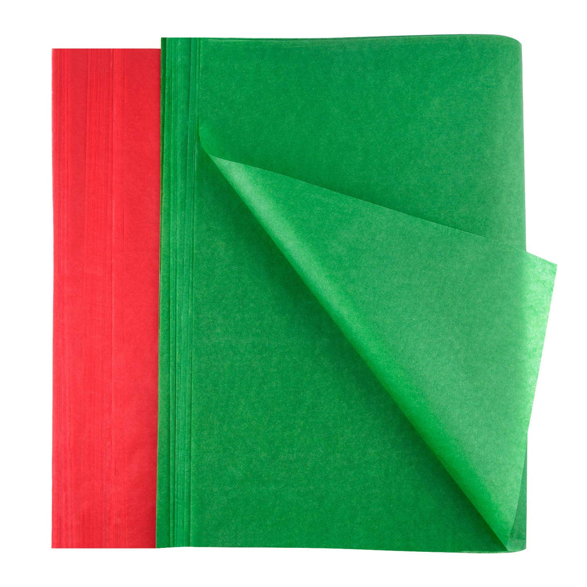 100 Sheets Christmas Tissue Paper Red And Green Gift Wrapping Paper For Xmas Wrapping Presents, Diy Crafts Supplies(14 X 20 Inch)