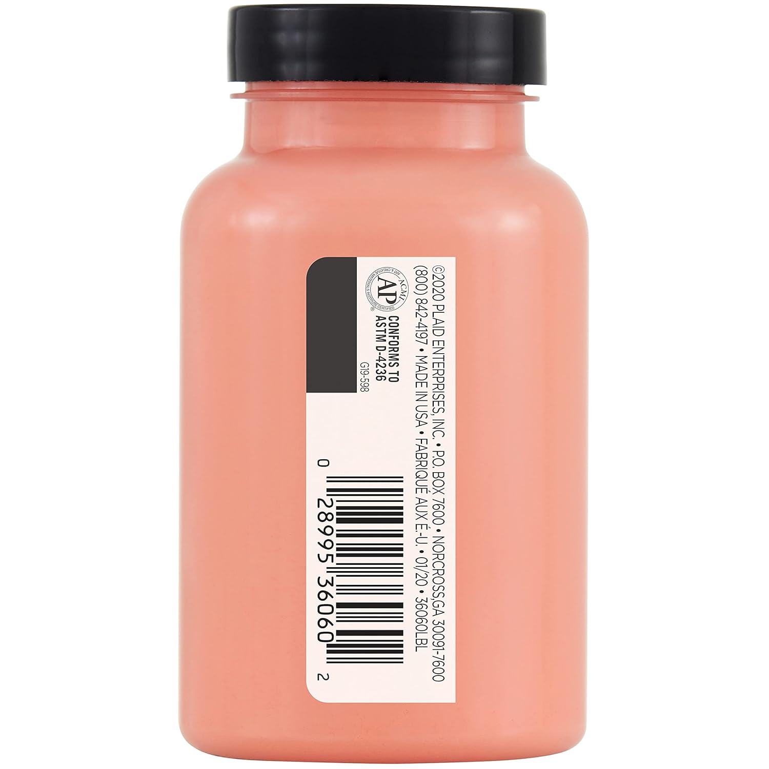 FolkArt 36060 One Décor Paint, 8 oz, Coral Peach