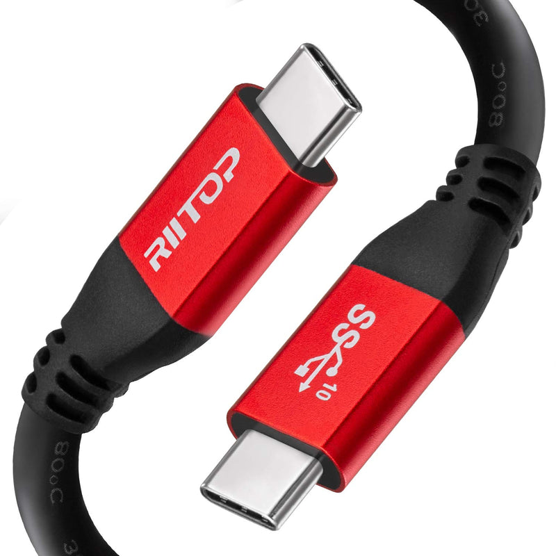USB C to C Cable [4.5m/14.8FT], RIITOP USB 3.1 Type C (Gen 2) Long Cable Super