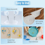 Clear Epoxy Resin Kit 2 Part 32 Oz For Table Bar Top Countertop Wood Food Safe Self-Leveling Resina Epoxica Casting Coat Set For Art Cratft Tumblers Jewelry Molds