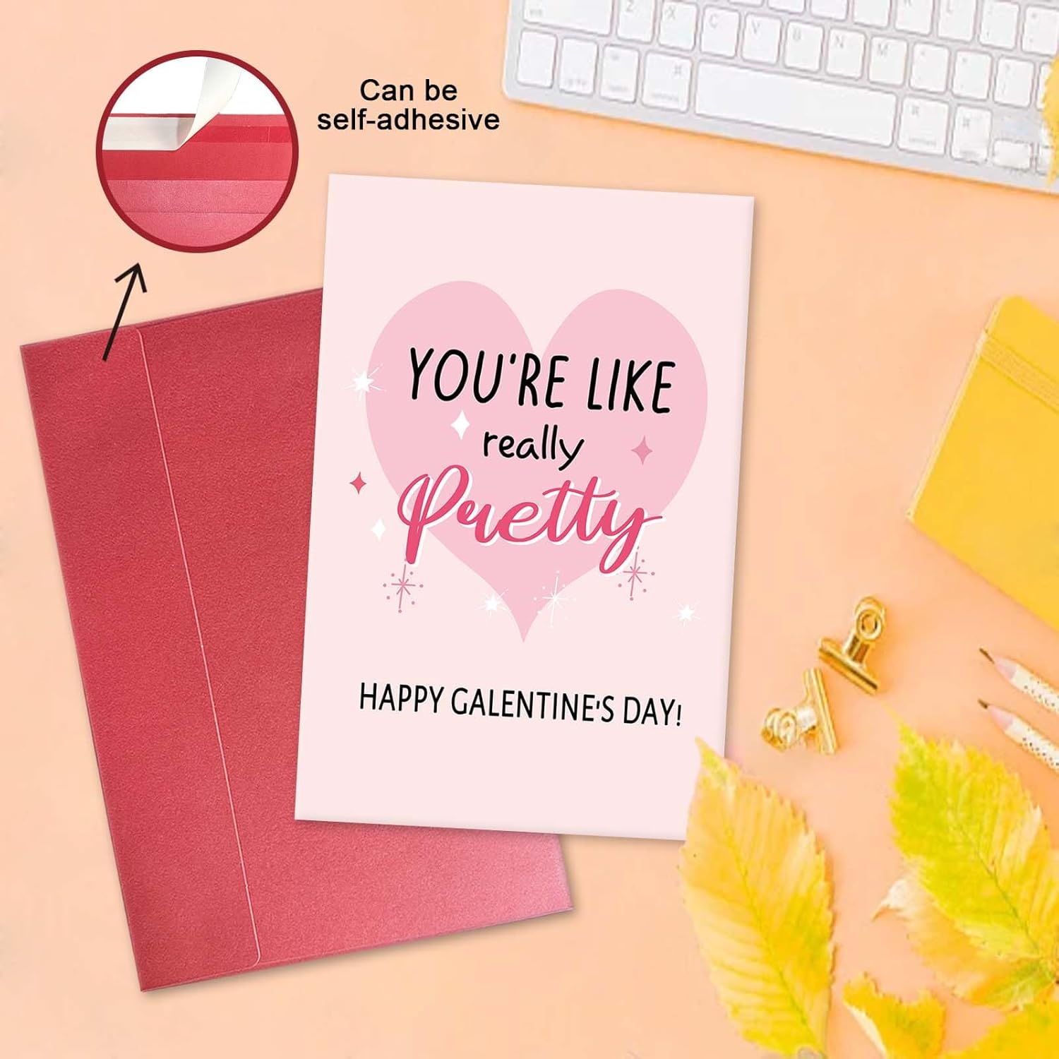 Funny Galentine Card For Best Friend, Happy Galentine'S Day Card For Sister Bestie, Cute Valentines Gift For Friends, You'Re Like Really Pretty
