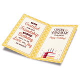 Friend Birthday Card, Made In America, Eco-Friendly, Thick Card Stock With Premium Envelope 5In X 7.75In, Packaged In Protective Mailer