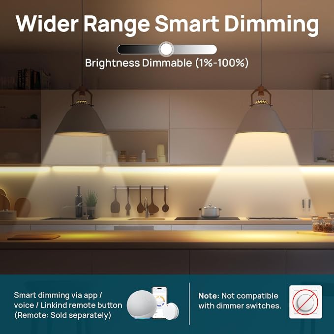 Smart LED Light Bulbs Compatible with Alexa Google Home AiDot Multi Pack