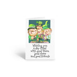 Stonehouse Collection Assorted St. Patrick's Day Card - 12 Funny St Patrcks Day Cards & Envelopes - USA Made-4 Funny Designs(Assorted)