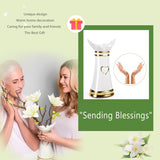 ,Artificial Flowers With Ceramic Vases,Faux Flower Arrangement,Affordable Luxury Artwork,Housewarming New Year Xmas Gift,Home Decor
