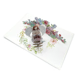 Angel Praying 3D Pop-Up Greeting Card, Birthday Card, Get-Well Card, Sympathy Card, Religious Card, Tbgmc025