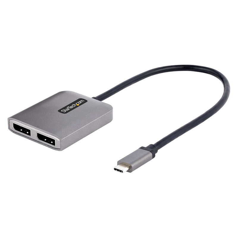 StarTech.com USB-C to Dual Displayport 1.4 Adapter, USB Type-C Muliti-Monitor