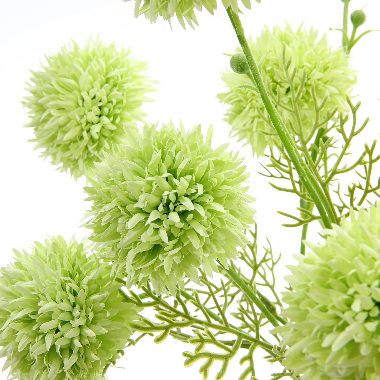 3Pc 28.8Inch Realistic Chryshemum Artificial Flowers, Fake Mums Flowers With Bendable Stems, Silk Pompon Faux Kiku Flower For Vase Diy Centerpieces Home Decor, Office, Table, Weddings