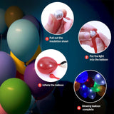 100Pcs Led Balloon Lights, Cool White Mini Round Balls Lights,Waterproof Tiny Party Lamps For Balloon Paper Lantern East