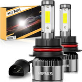 9007 HB5 LED Headlight Bulbs 6500K Cool White 36000LM Plug and Play IP68 Waterproof 2 Pack