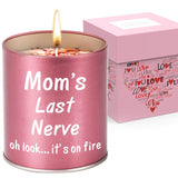 Mothers Day Gifts For Mom Scented Candles - Christmas Stocking Stuffers Presents Mothers Day Birthday Gifts From Daughter Son Great Ldeas Funny Unique New Mom Adoptive Mother Gift 9Oz Gardenia