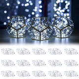 15 Pack Fairy String Lights, 7Ft 20 Led Waterproof Battery Operated String Lights Indoor For Bedroom Home Christmas Part