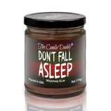 Don'T Fall Asleep - Eerie Weeping Elm Scented Horror Movie Candle - Halloween 6 Oz Jar Candle - 40 Hour Burn Time
