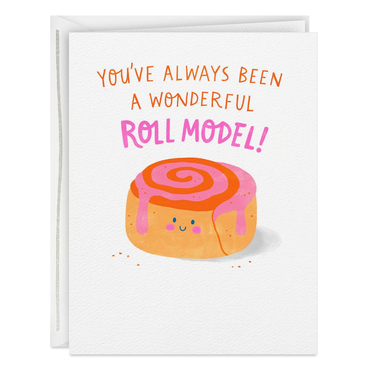 Hallmark Good Mail Funny Mother's Day Card (Cinnamon Roll Model) for Appreciation, Father's Day, Birthdays
